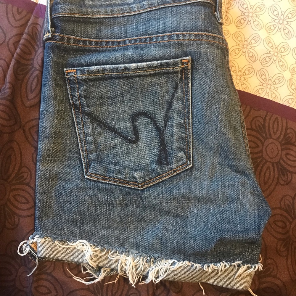 Citizens of Humanity Cuff-Off Jean Shorts